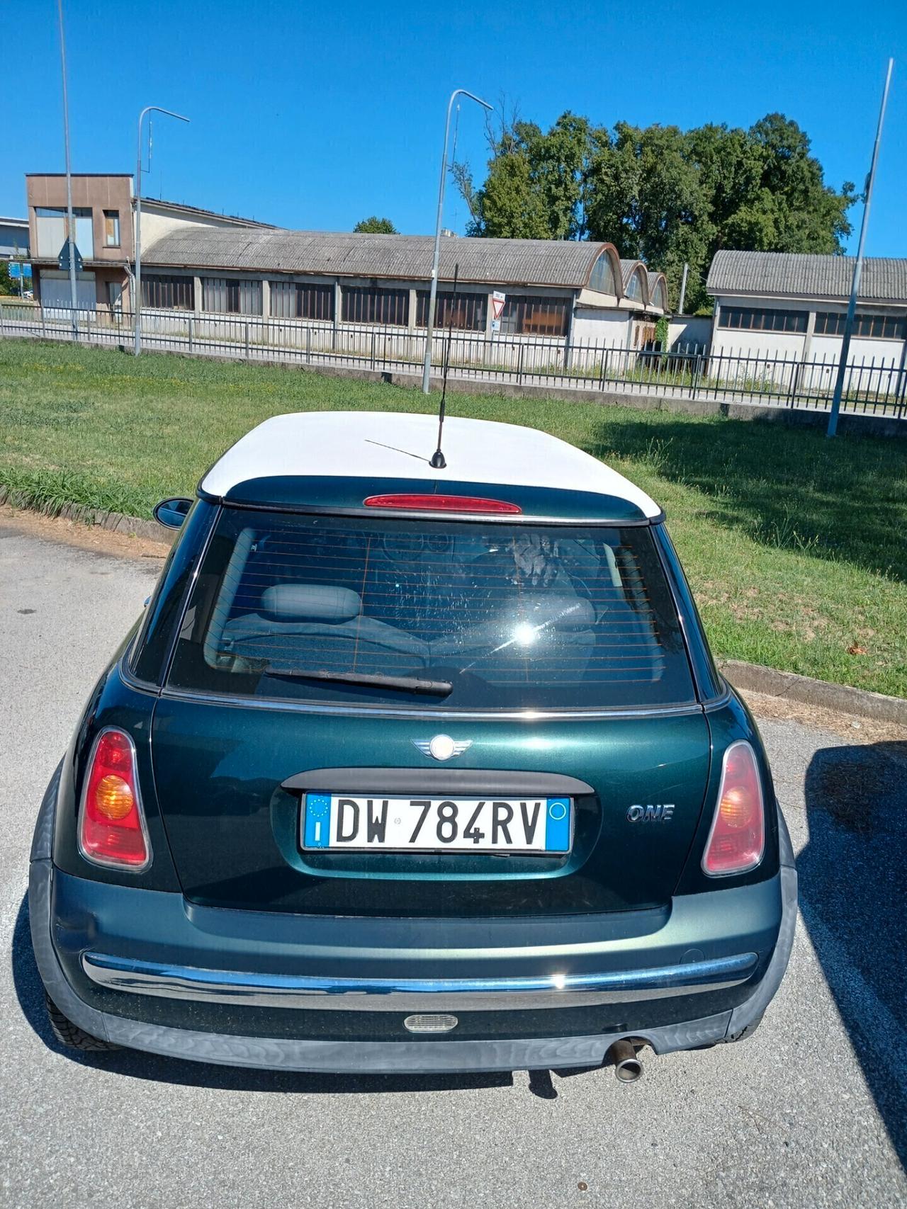 Mini Mini 1.6 16V One MODELL ONE TETTO E SPECCHI BIANCHI auto con targa italiana