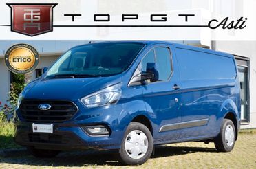 FORD TRANSIT CUSTOM 2.0 ECOHYBRID 130cv L3 H1 PASSO LUNGO, NO IVA, UNICOPROPRIETARIO, UFF ITALIANA, EURO 6D, SERVICE UFF FORD, PERMUTE
