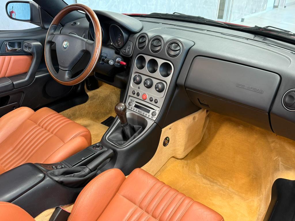 ALFA ROMEO Spider 2.0i JTS 16V cat- ROSSO ALFA - PELLE CUOIO - ASI