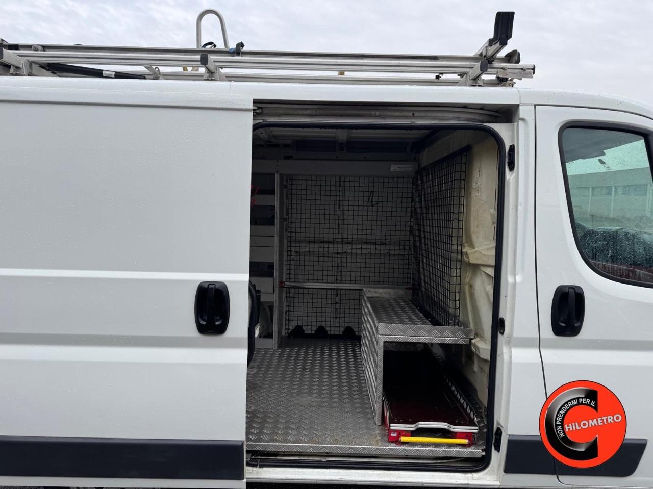 Fiat Ducato 33 2.3 MJT 130 CV ALLESTITO EX ENEL (PC-TN L1H1)SENSORI-POCHISSIMI KM!-PORTAPACCHI-