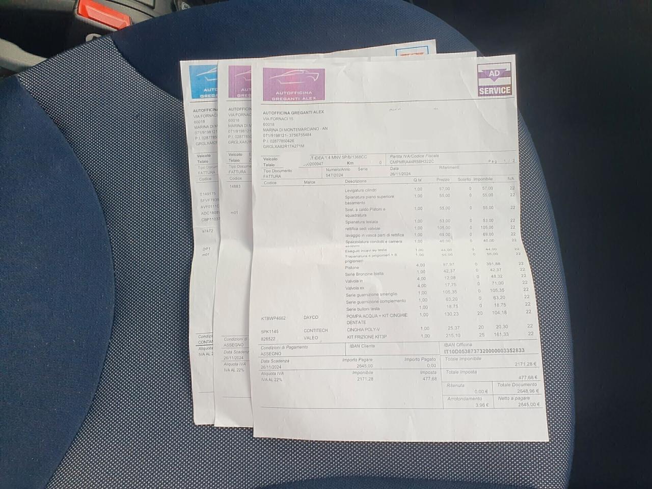 Fiat Idea 1.4 benzina Neopatentati 2010