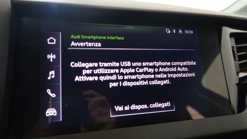 Audi A1 A1 SPB 30 TFSI S tronic Admired #CAMBIO AUTOM.#CARPLAY#SENSORI PARCHEGGIO#