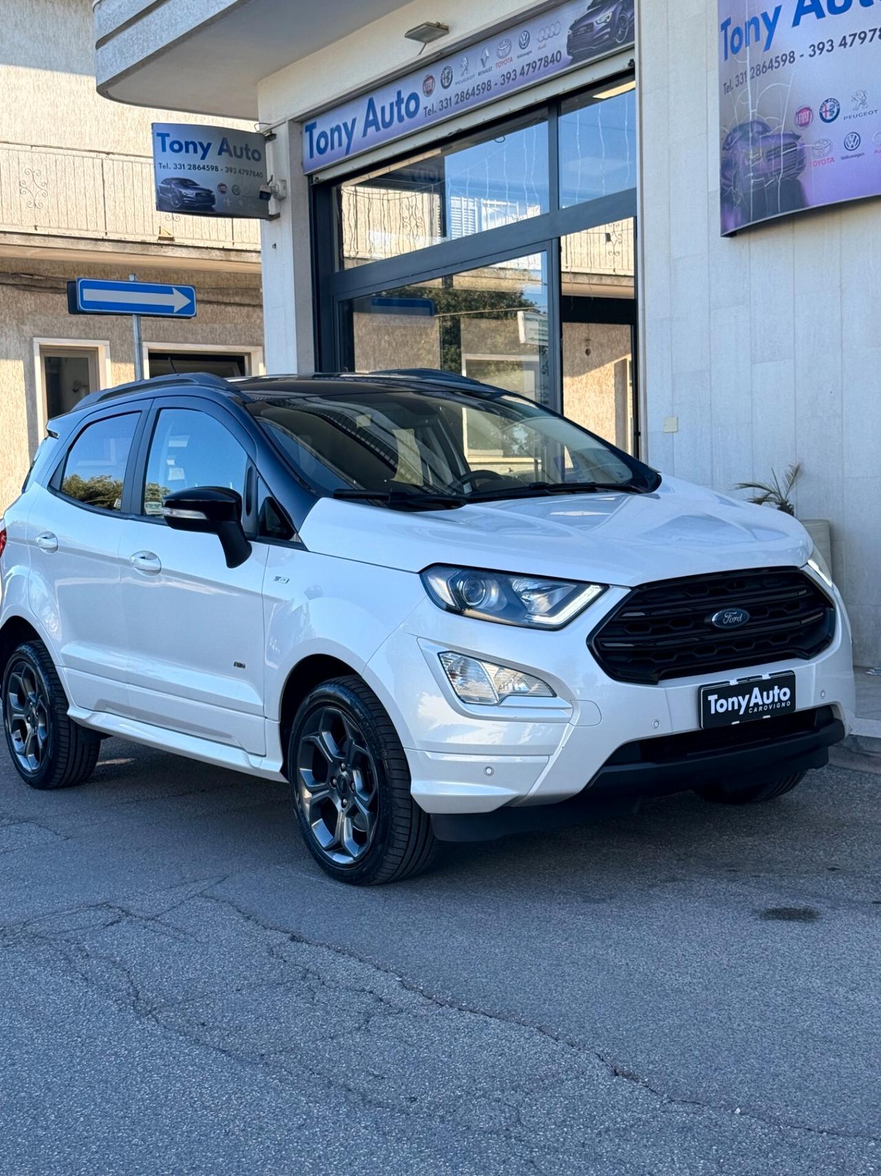 Ford EcoSport 1.5 ecoblue ST-Line Black Edition NAVI,TELECAMERA,ANDROID AUTO,APP CONNECT,ALCANTARA,SCHERMO DIGITAL