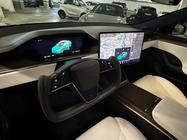 TESLA Model S LONG RANGE#C.LEGA21#VOLANTEYOKE#OPTICWHITE