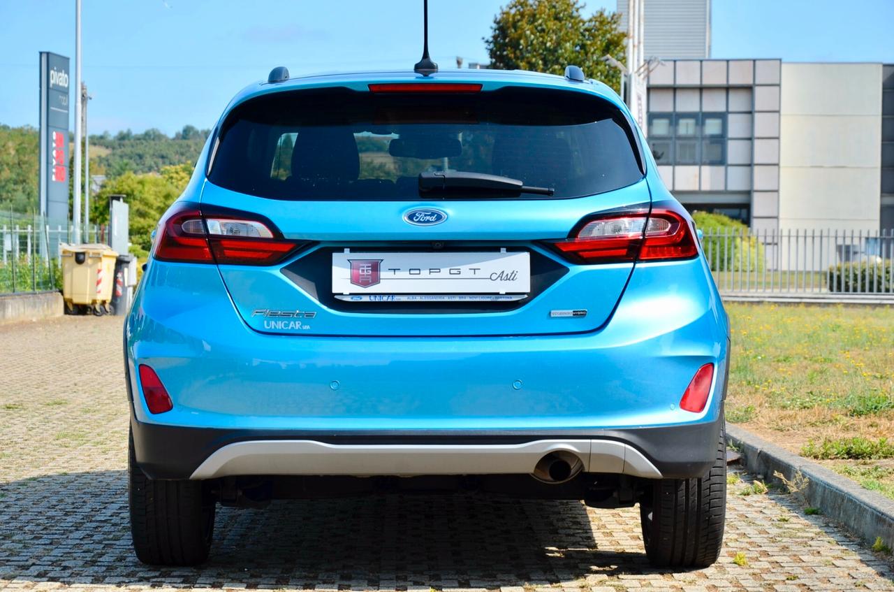FORD FIESTA 5p. ACTIVE 1.0 ECOBOOST MILD HYBRID 125cv AUTO, UNICOPROPRIETARIO, EURO 6D, UFF ITALIANA, SERVICE FORD, RETROCAMERA, APPLE ANDROID, PERMUTE