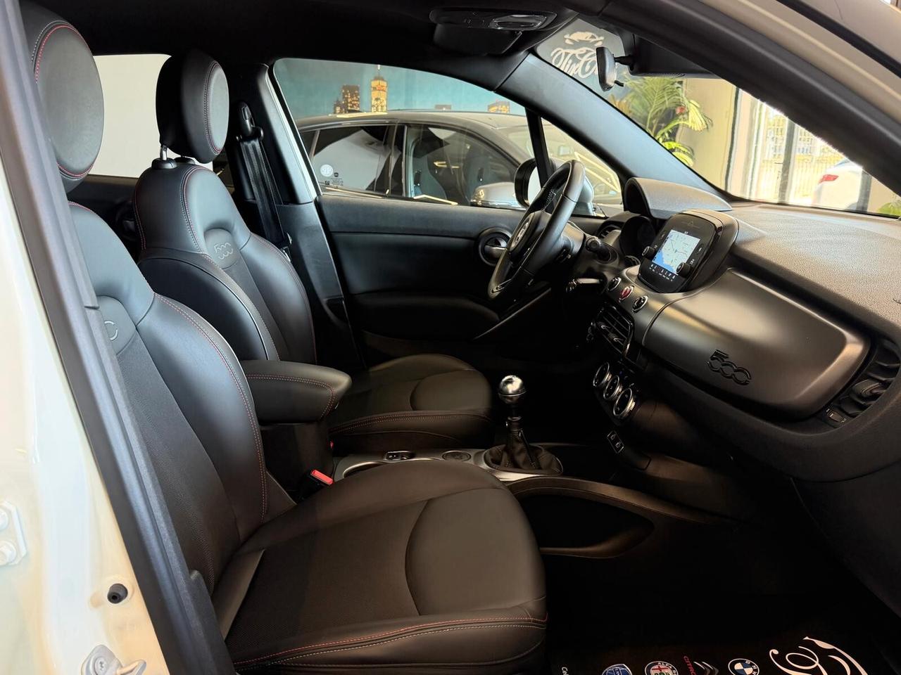 FIAT 500 X SPORT 1.3 MJT 95CV PELLE NAVI CRUISE ANNO 2022