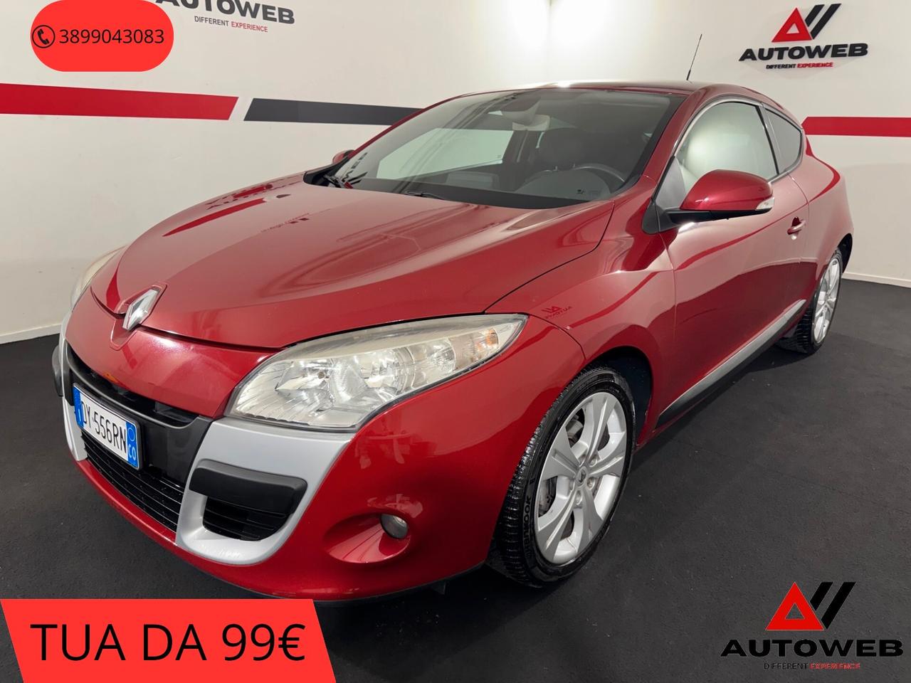 Renault Megane Coupé 1.6 Dynamique NAVI - SENSORI - CRUISE - FARI E TERGI AUTOMATICI