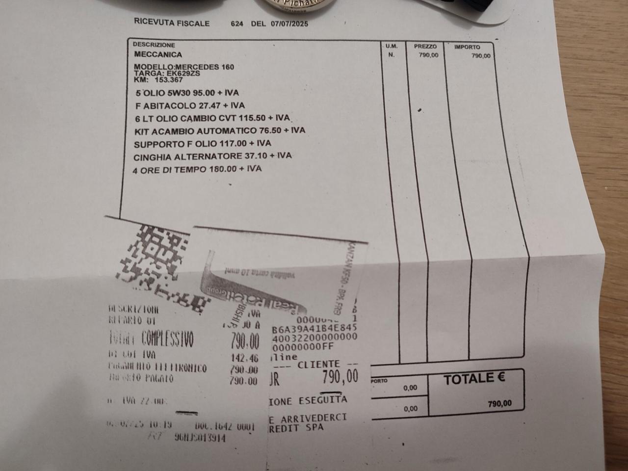 MERCEDES CLASSE A160 BENZINA AUTOMATICA POCHI KM