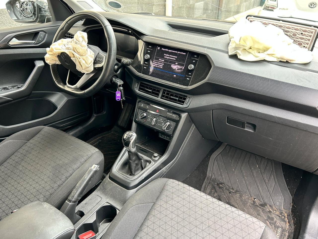 VW T-CROSS 1.0 Benzina 95CV - 2022 Incidentata