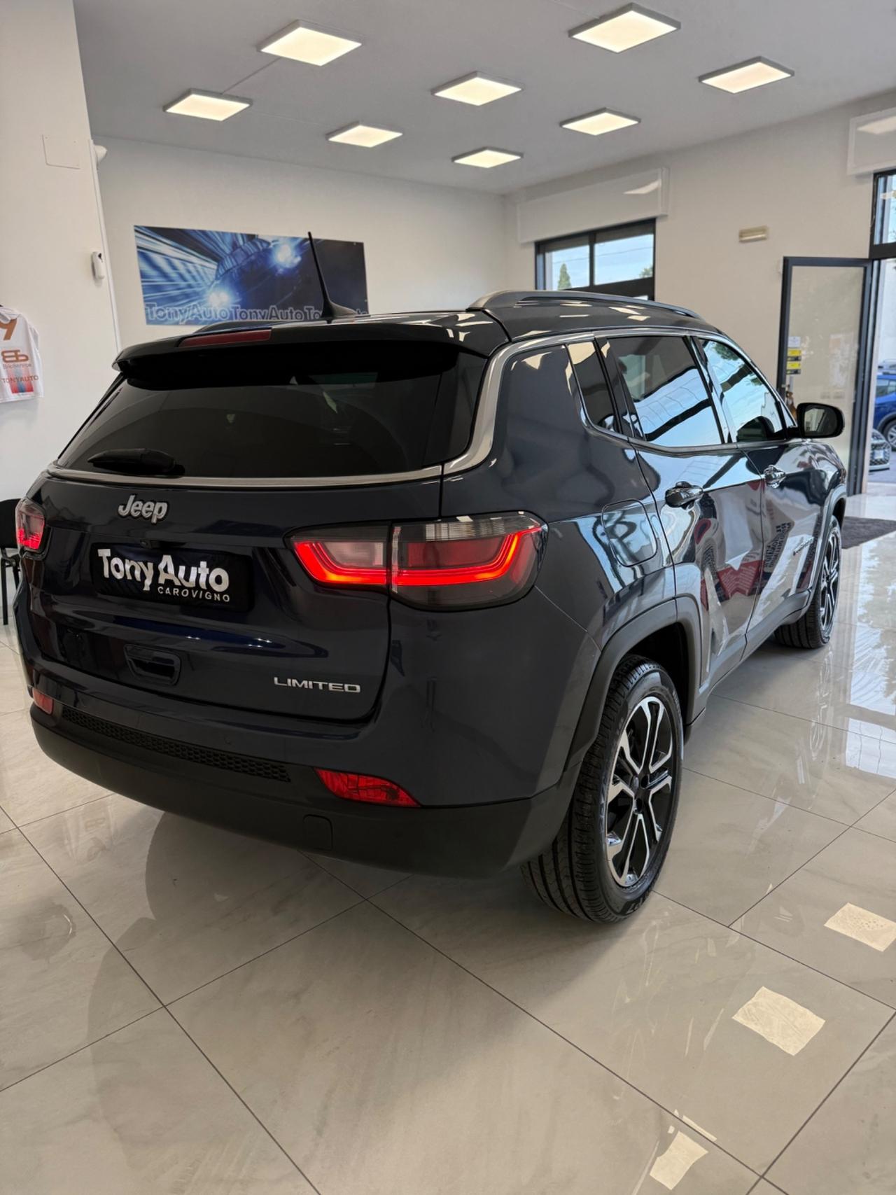 Jeep Compass 1.6 mjt Limited 130cv NAVIGATORE,TELECAMERA,FARI LED, APPLE CARPLAY,AZIENDALE ITALIA