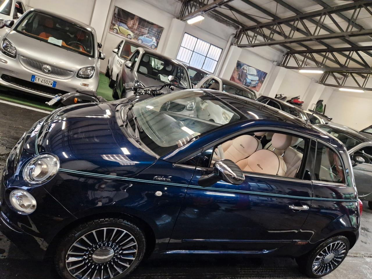 Fiat 500 1.2 Riva spettacolare solo 77000km pelle legno