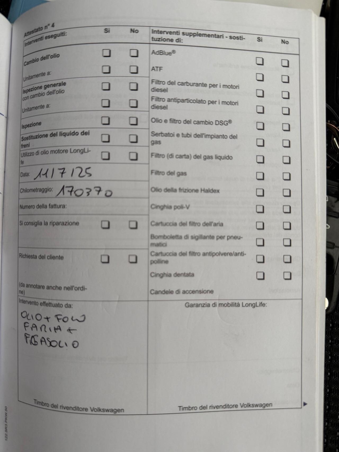 Volkswagen Touran 2012 1.6 TDI km 170,000 GARANZIA 12 mesi ! ! !