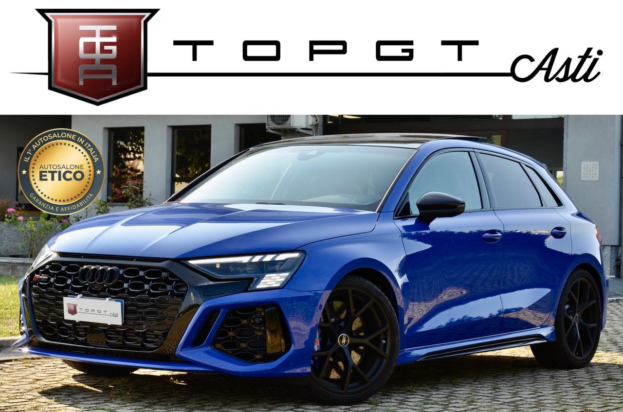 AUDI RS3 Sportback 2.5 tfsi 400cv, CARBOCERAMICI , PERMUTE