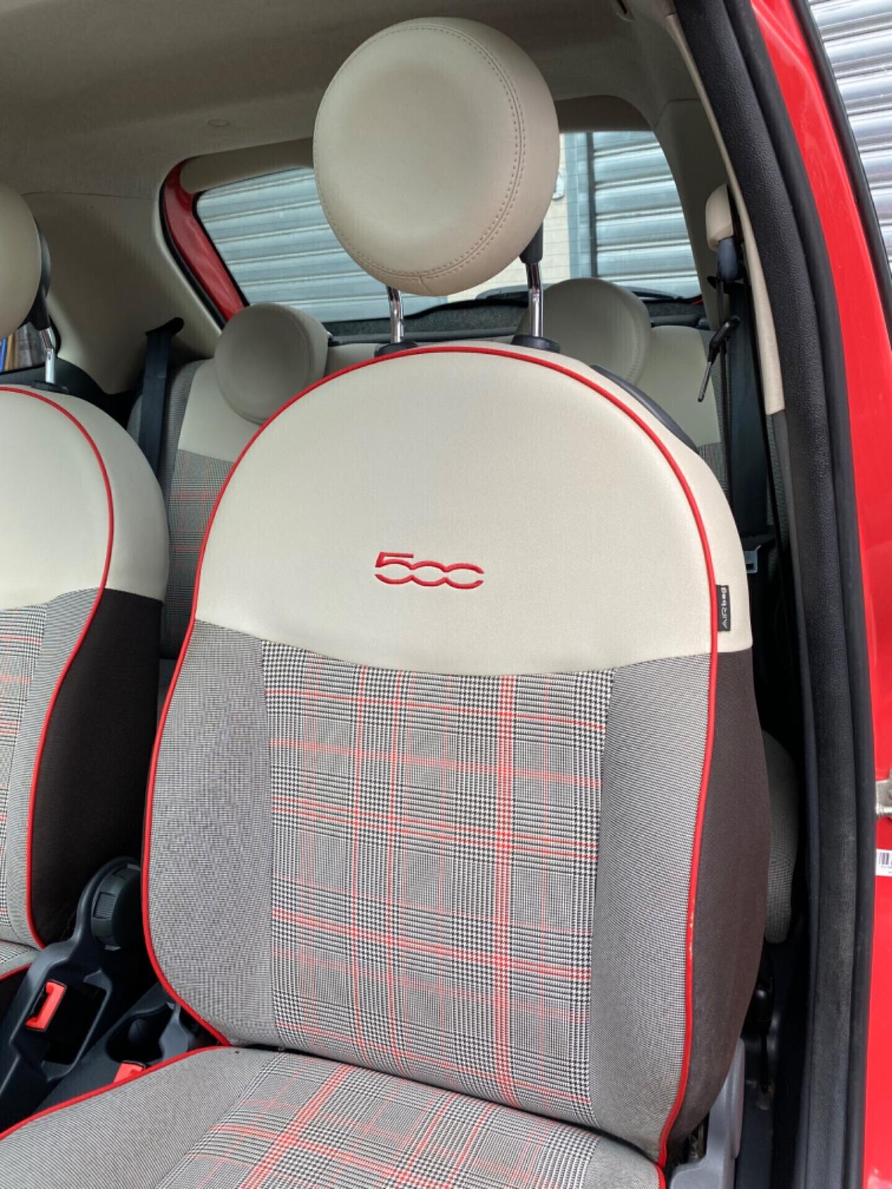 Fiat 500 1.2 GPL 69cv “Lounge” -ROSSO CORALLO