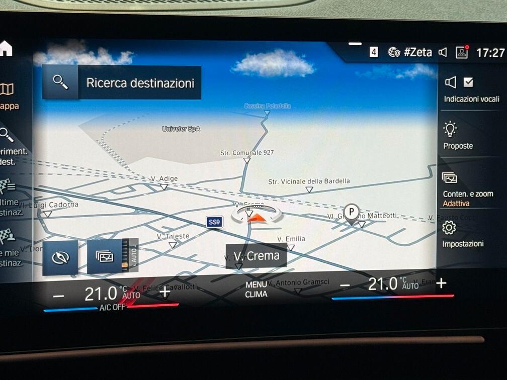 BMW X1 sdrive18i Advantage 136cv auto Led Navi 17" Neopat