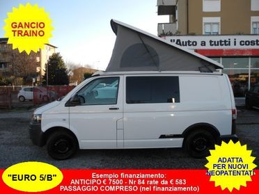 VOLKSWAGEN T5 2.0 TDI 102cv SummerMobile - 5 POSTI - DA VETRINA