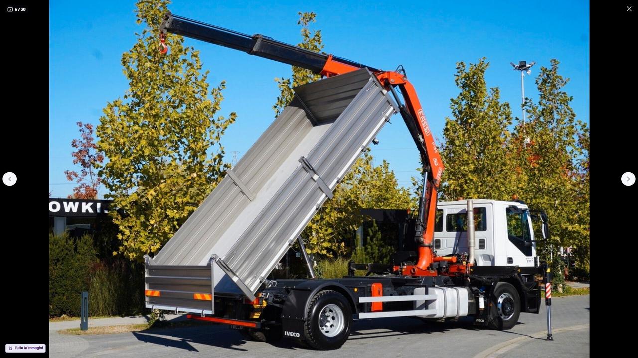 IVECO STRALIS 310 E6 RIBALTABILE TRILATERALE