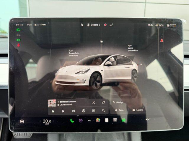 TESLA Model 3 RWD AUTOPILOT-LED-PELLE BIANCA-TETTO-WINTER
