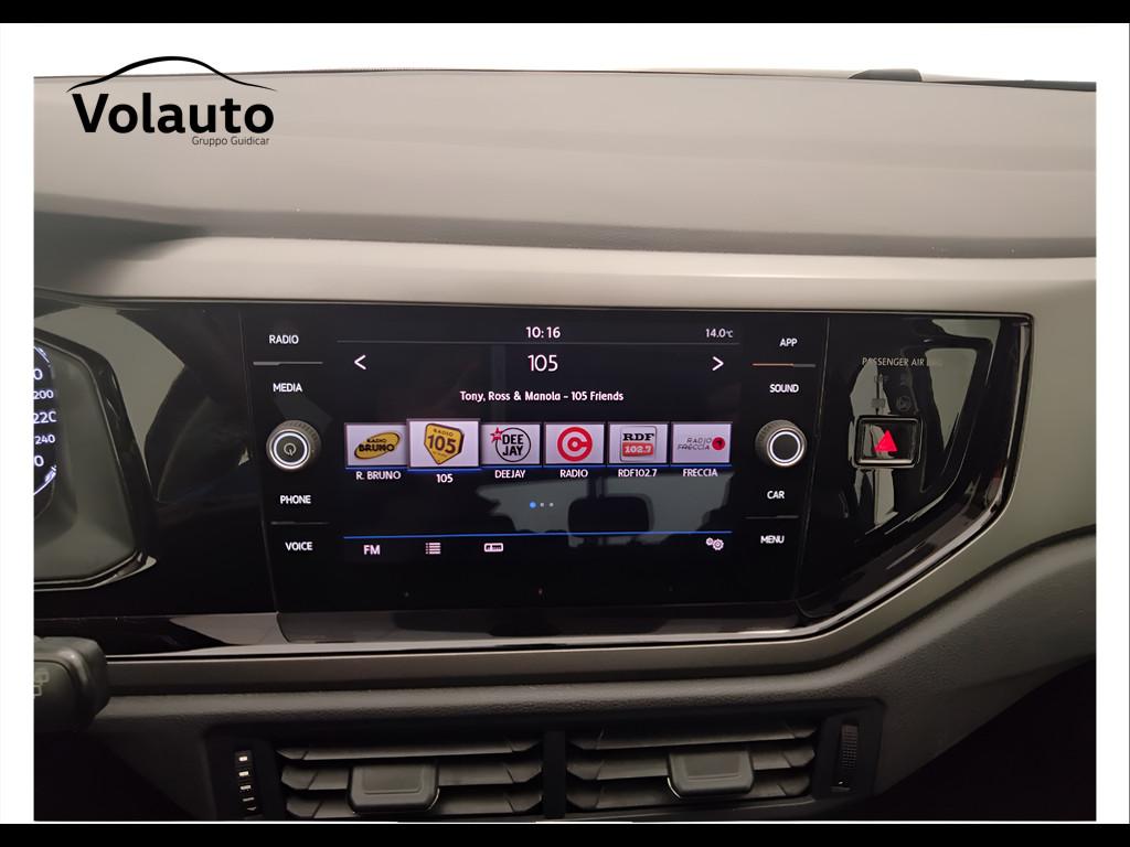 VOLKSWAGEN Polo VI 2017 - Polo 5p 1.0 evo Comfortline 80cv