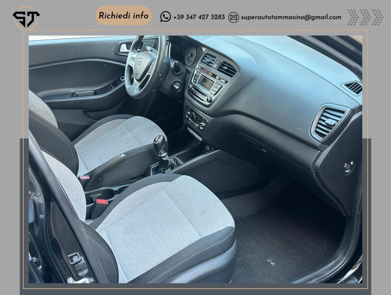 Hyundai i20 1.1 CRDi 75 CV 5 porte KM 84.000 Certificati