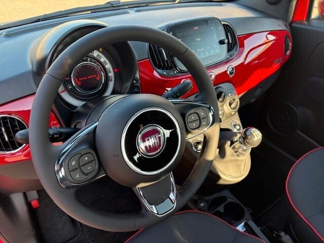 Fiat 500 1.0 Hybrid Red