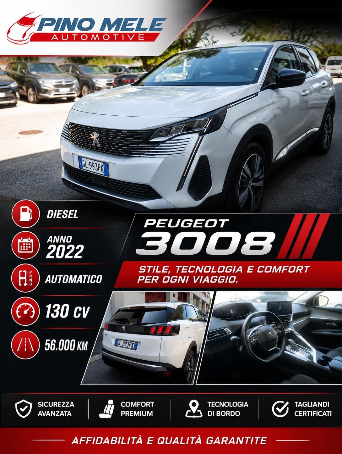 Peugeot 3008 BlueHDi 130 S&S EAT8 Allure