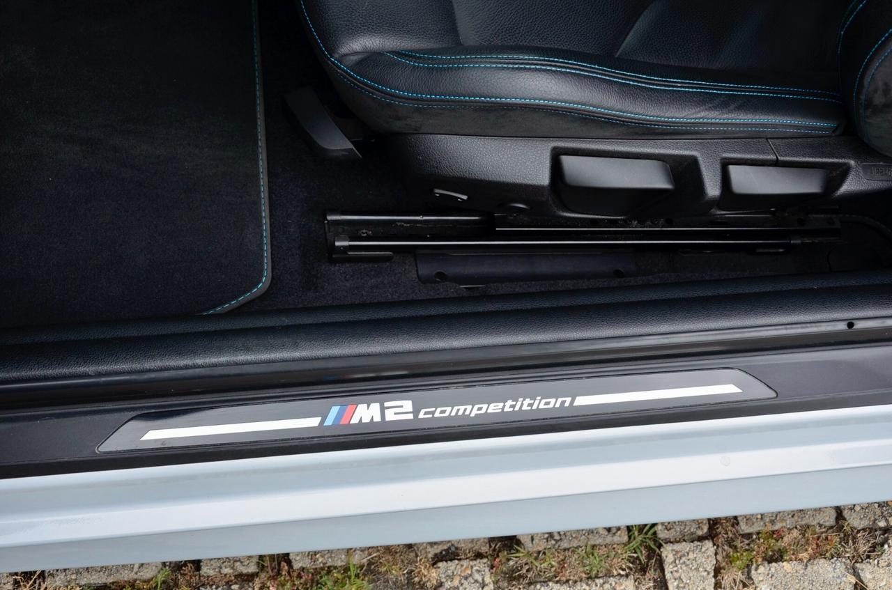 BMW M2 COUPE 3.0 COMPETITION 411cv DKG, TUTTI SERVICE UFF BMW, UFF ITALIANA, EURO 6D, HI-FI HARMAN/KARDON, RETROCAMERA, PERMUTE