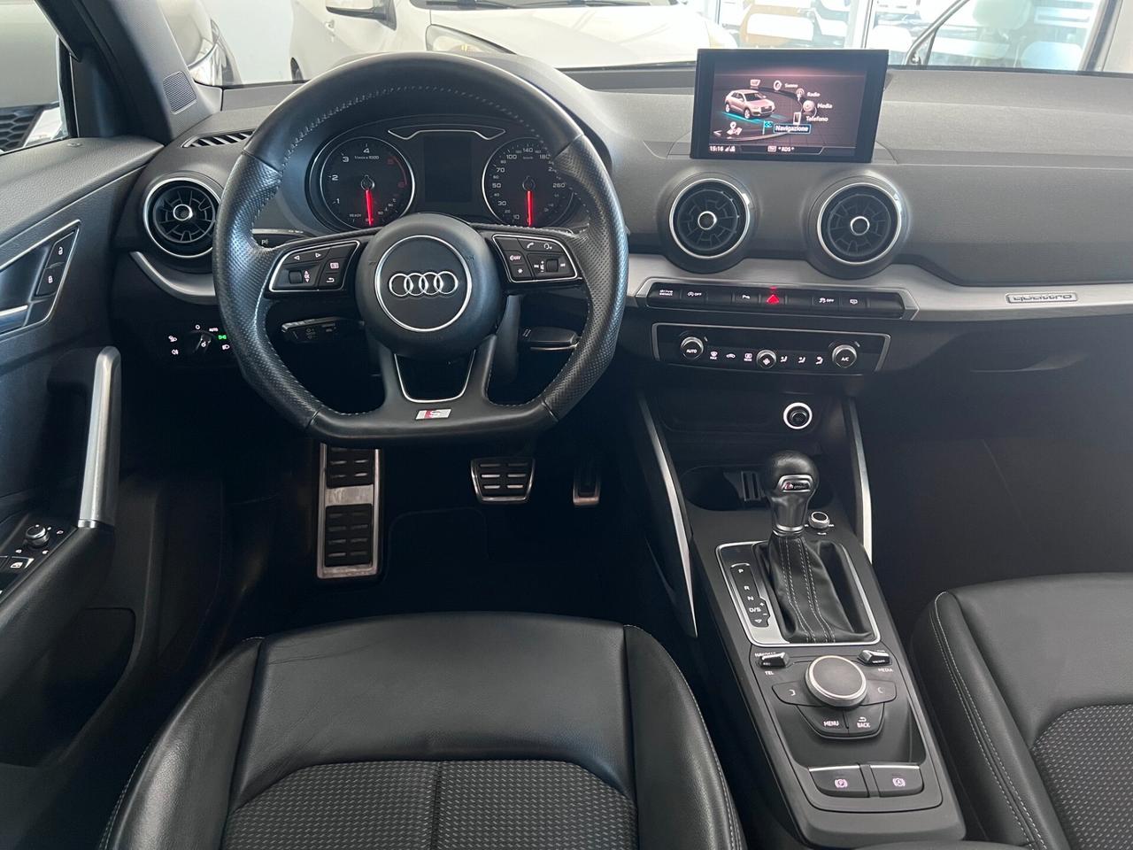 Audi Q2 2.0 tdi 150CV quattro SPORT S LINE s-tronic PELLE/LED/18; PERFETTA!!