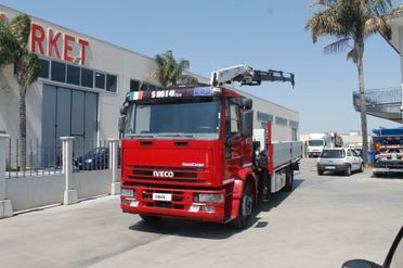 IVECO EUROCARGO 150E23 CASSONE CON GRU'