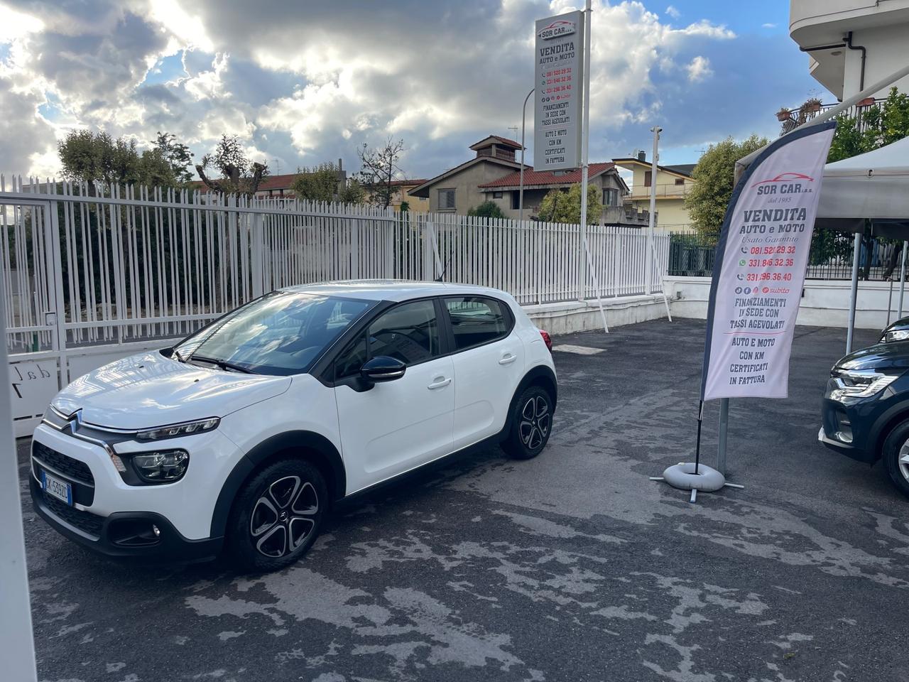 Citroen C3 BlueHDi 100 S&S Feel Pack KM 80.000CERTIFICATI!!!