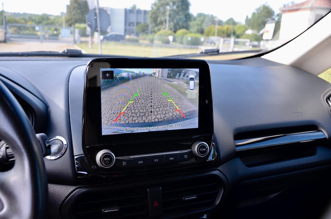 FORD ECOSPORT 1.5 TDCI TITANIUM ECOBLUE 100cv, UNICOPROPRIETARIO, EURO 6D, APPLE ANDROID, RETROCAMERA, PERMUTE