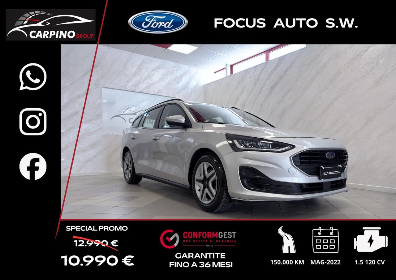 Ford Focus 1.5 EcoBlue 120 CV SW Active X
