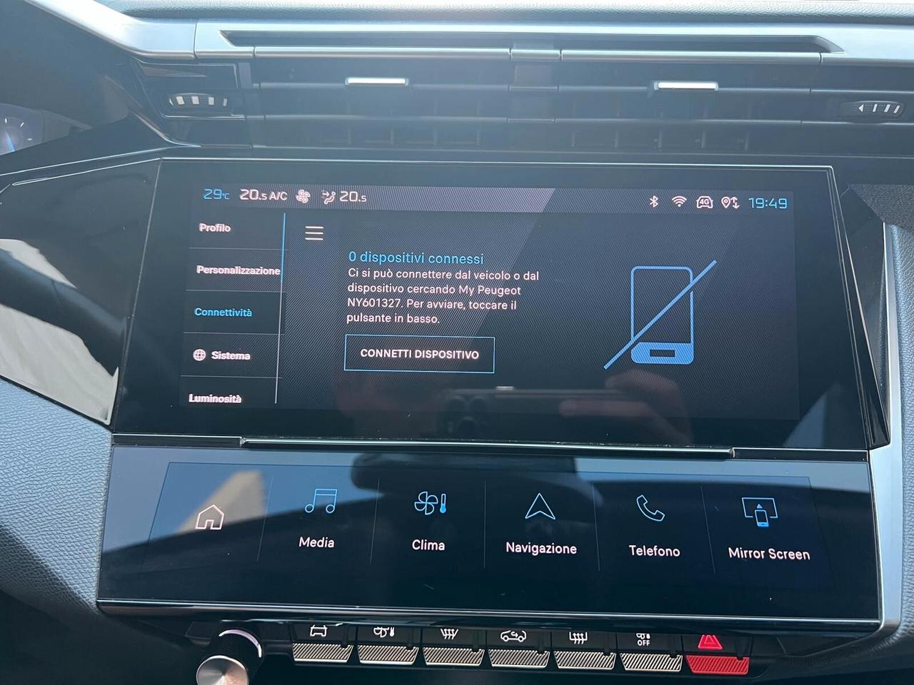 PEUGEOT 308 S.W. ALLURE 1.5 EAT8 130CV PELLE NAVI CAM LED ANNO 2023