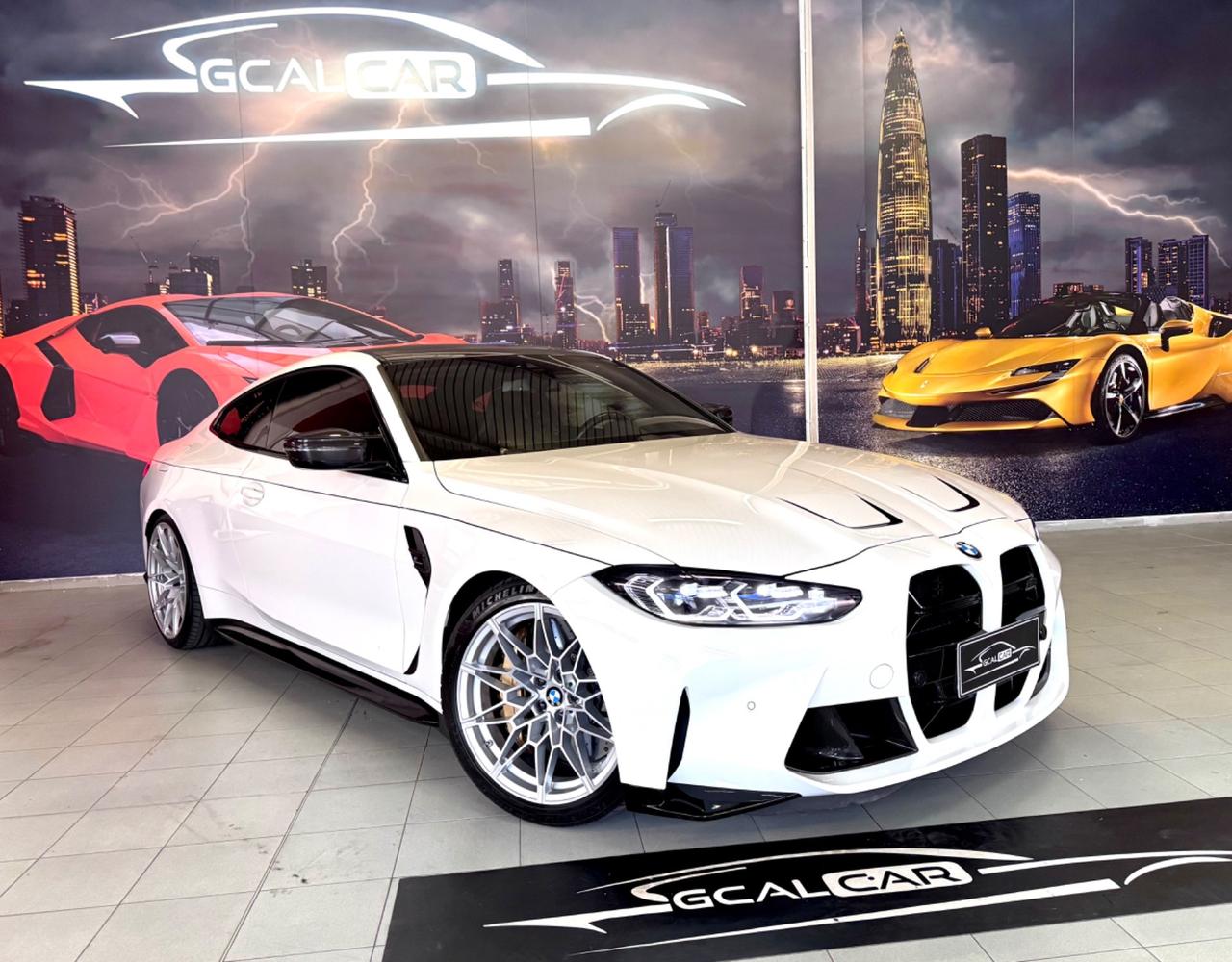 Bmw M4 COMPETITION 510CV CARBONCERAMICI + SEDILI CARBON + SCARICO OK PERMUTE CERTIFICATA