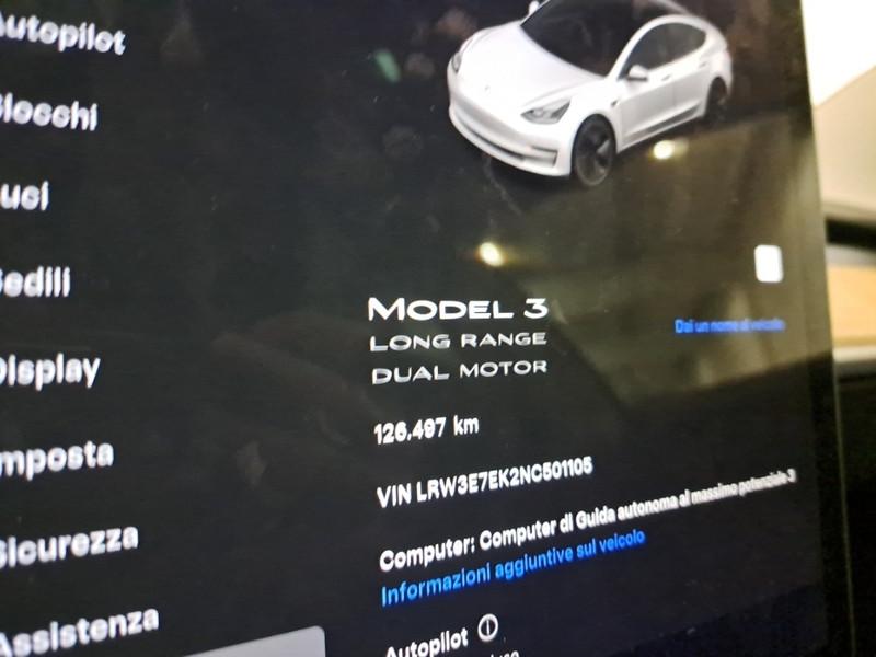 TESLA MODEL 3 75 KWH LONG RANGE DUAL MOTOR AWD 4 PORTE BERLINA