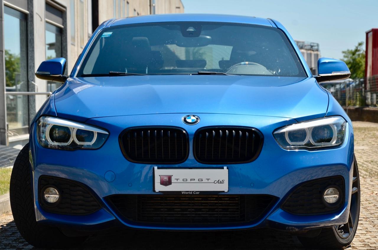BMW 118d MSPORT 5p 150cv, SERVICE BMW, EURO 6C, TETTO, FARI LED, NAVI, 18", PERMUTE