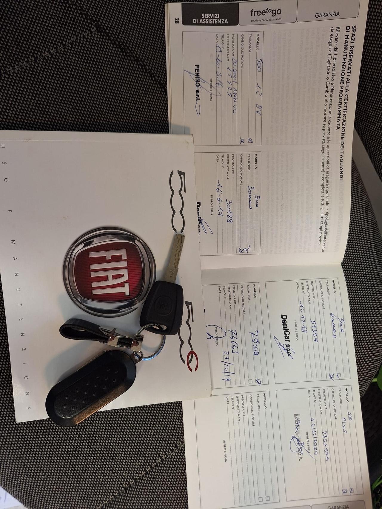 Fiat 500 1.2, Euro 6 B, Neo patentato
