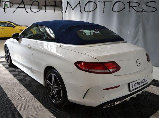 MERCEDES-BENZ C 180 Cabrio Premium Amg Automatica Capote Blu