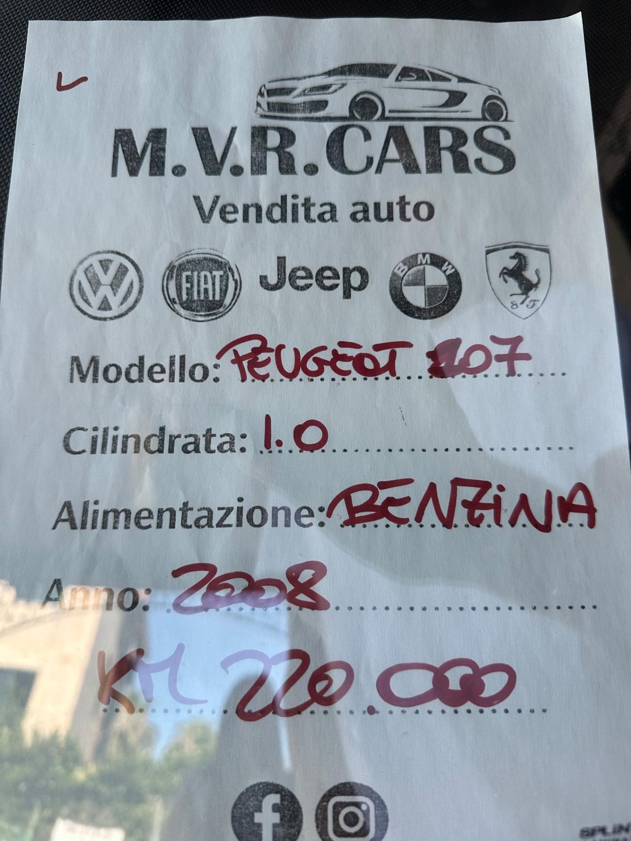 Peugeot 107 1.0 68CV 5p. Desir