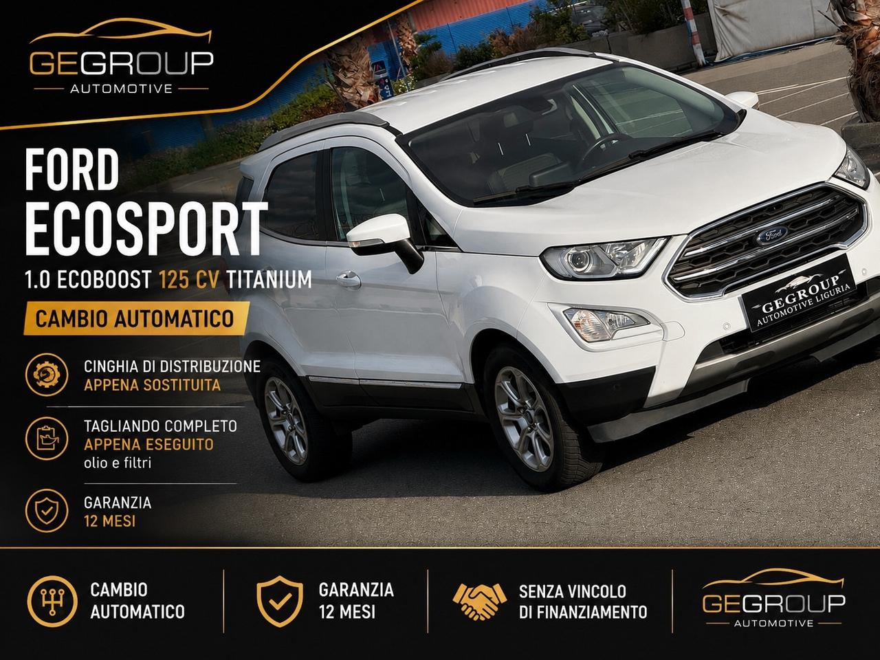 Ford EcoSport 1.0 EcoBoost 125 CV- FULL-DISTRIBUZIONE SOSTITUITA