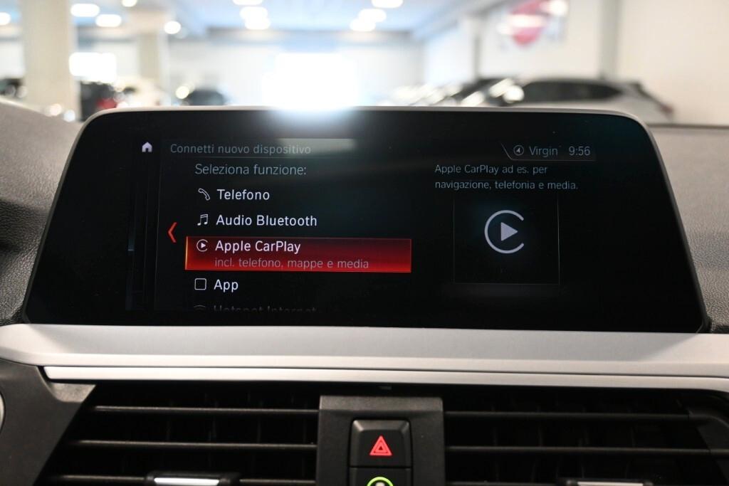 BMW X3 18D 150CV STEPTRONIC 48V S-DRIVE BUSINESS ADVANTAGE ( FARI LED - AMBIENT LIGHT - TETTO PANORAMICO APR. - NAVI - CARPLAY - PDC - CERCHI 18 ) KM 36000