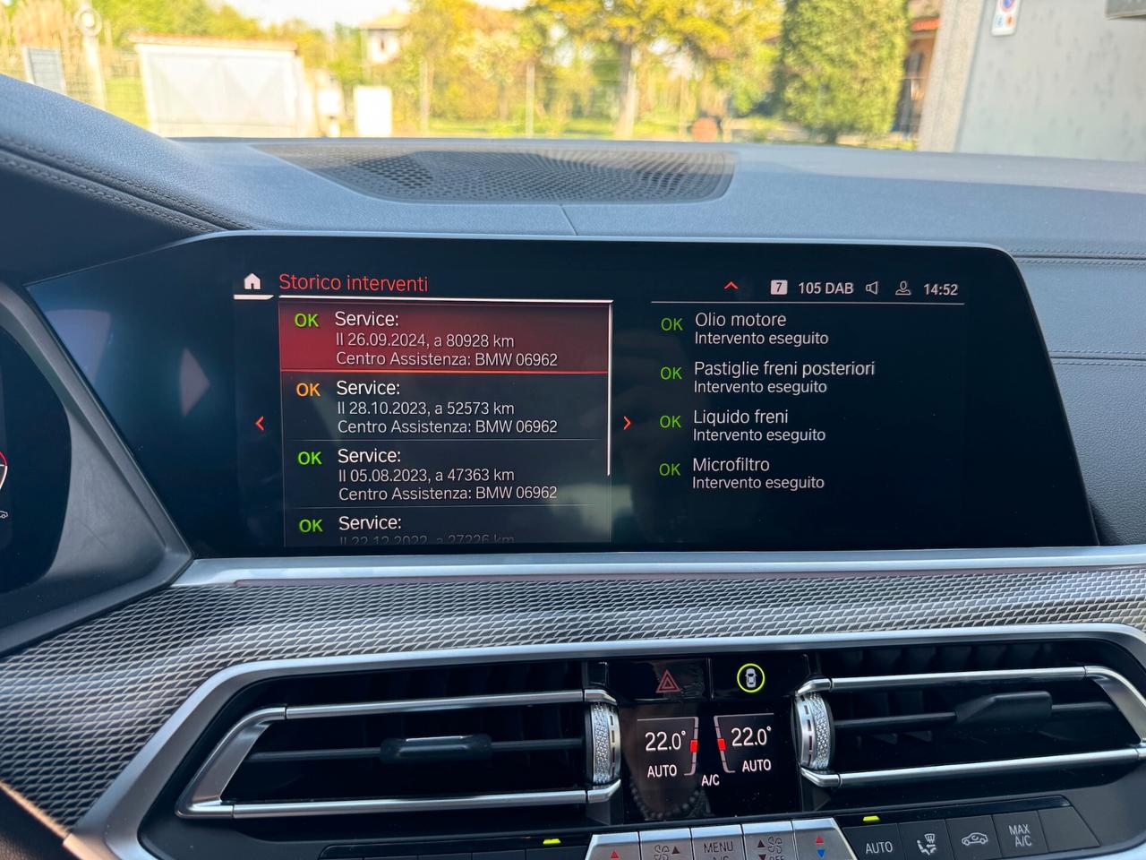 BMW X6 xdrive30d mhev 48V Msport TETTO FULL OPTIONAL