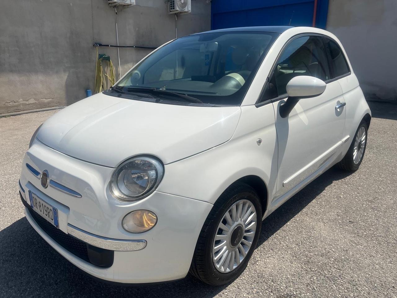 Fiat 500 lounge-1.2 gpl- km 125000-2008