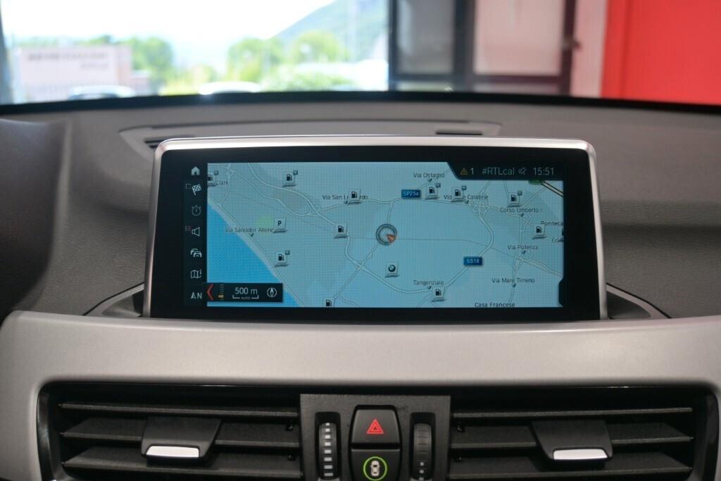 BMW X1 16D 115CV 6M. S-DRIVE BUSINESS ADVANTAGE ( CRUISE - PELLE - TETTO PANORAMICO APR. - NAVI - PARK ASSISTANT - TELECAMERA POST. )