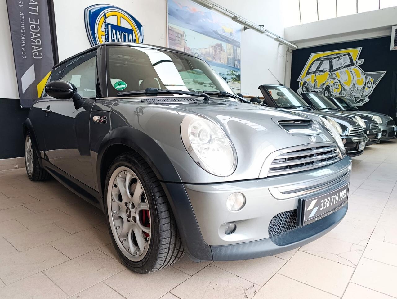 MINI COOPER S 1.6 R 53 JCW TETTO+RECARO PELLE+CERTIFICATO JCW--FULL OPTIONAL