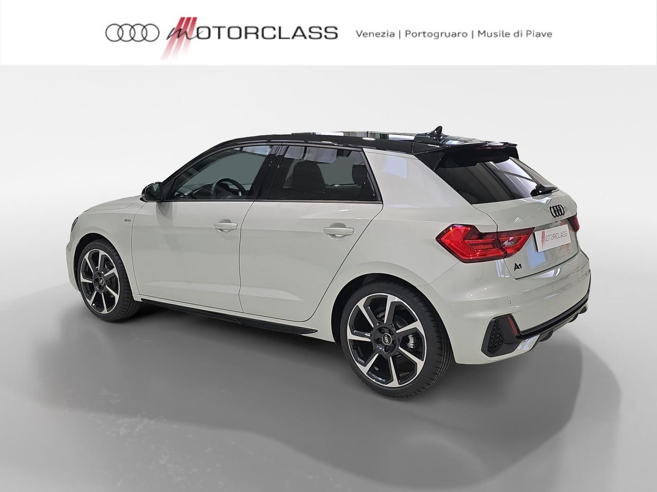 Audi A1 sportback 30 1.0 tfsi 116cv identity black s tronic