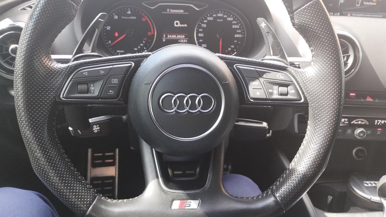 Audi A3 SPB 2.0 TDI 184 CV quattro S tronic S-Line