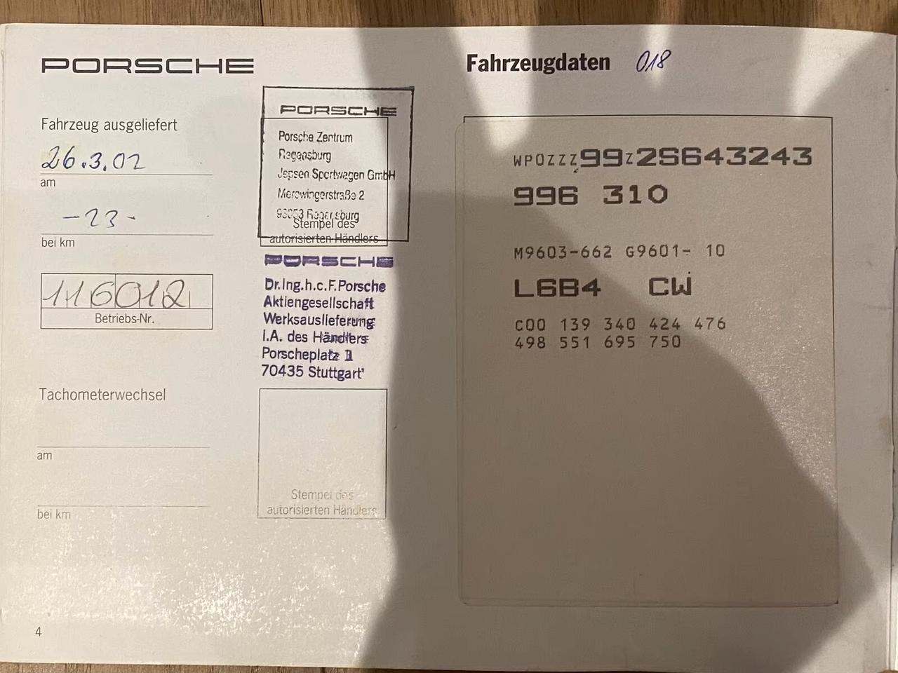 Porsche 911 996 CARRERA 2 3.6 CABRIO CAM.MANUALE