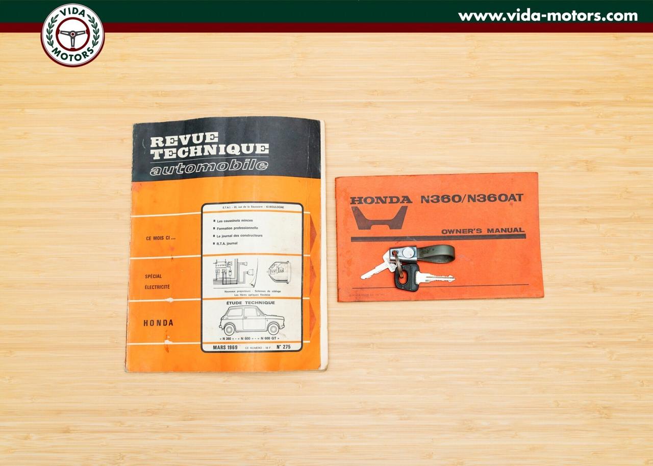 Honda N360 * RARA * INTERNI ORIGINALI * DOCUMENTI