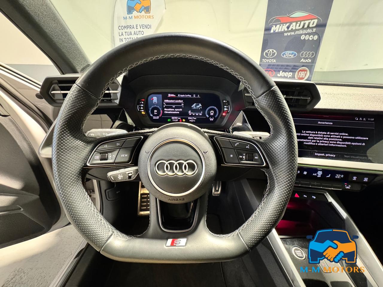 Audi A3 Sportback 35 1.5 tfsi mhev S line edition s-tronic Unipro S-line interno/esterno vernice exclusive